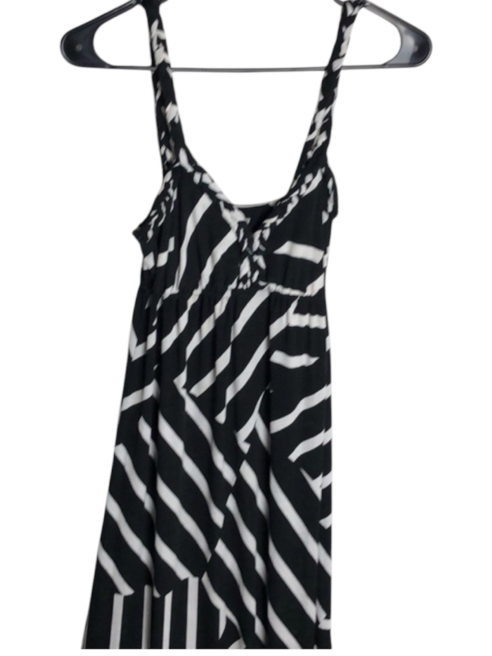 Stripes Black and White Maxi Dress Size M